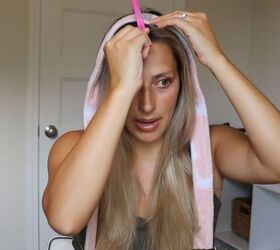 She doesn’t heat her hair anymore — she just sleeps in this