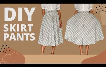 Half Skirt, Half Pants: How to Easily Sew Cute Skirt Pants
