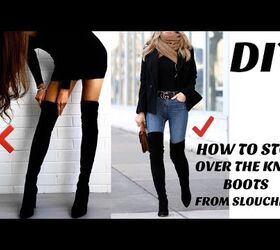 Thigh-Highs Slouching? Here's How to Keep Over-the-Knee Boots Up