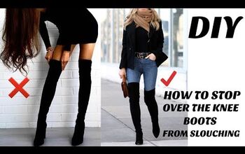 Thigh-Highs Slouching? Here's How to Keep Over-the-Knee Boots Up