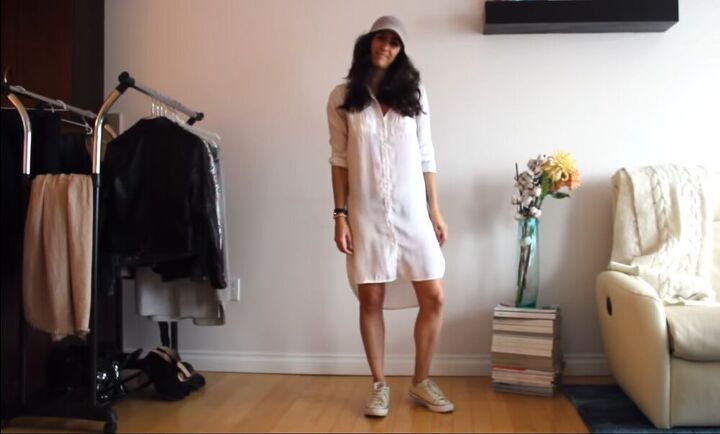 how to style a shirt dress 24 different ways, A simple shirt dress