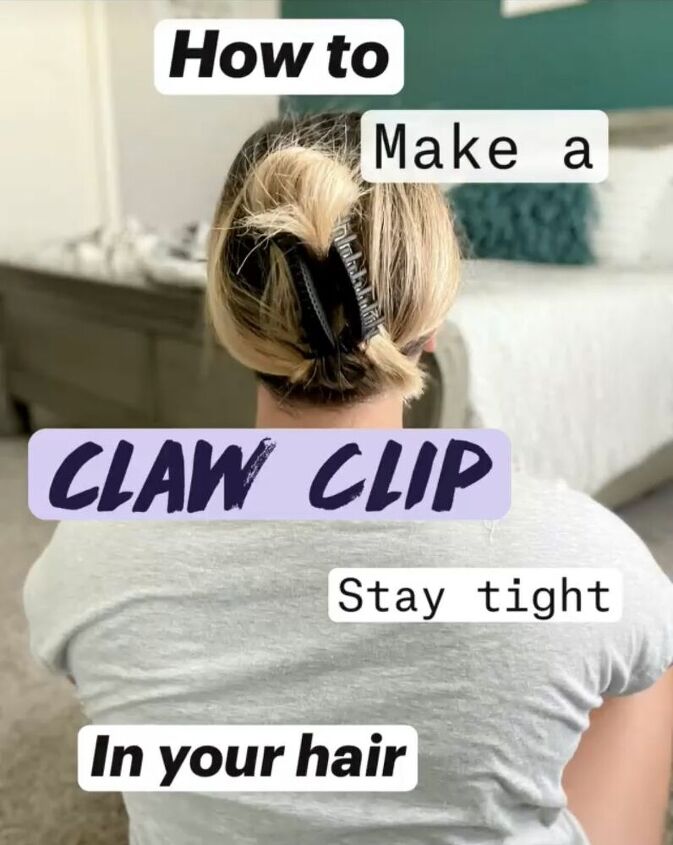 How to Make a Claw Clip Stay Tight In Thick Hair | Upstyle