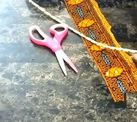 Diy african fabric on sale necklace