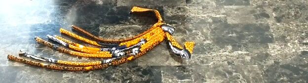 How to Make an African Fabric Rope Necklace - Quick & Simple Tutorial ...