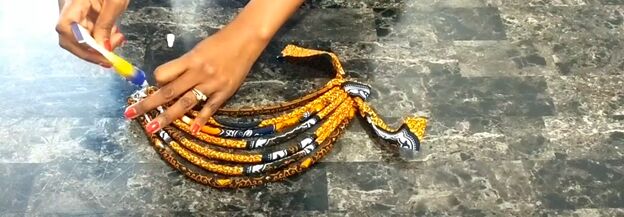 How to Make an African Fabric Rope Necklace - Quick & Simple Tutorial ...