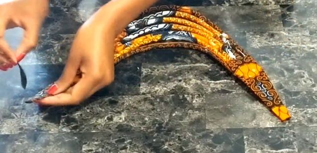 How to Make an African Fabric Rope Necklace - Quick & Simple Tutorial ...