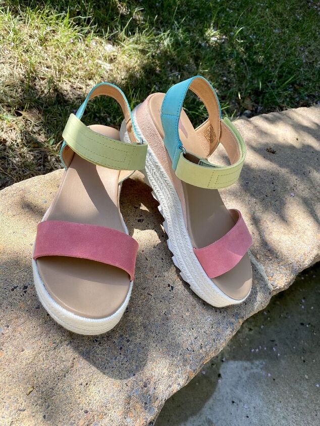 multicolor sandals how i styled it