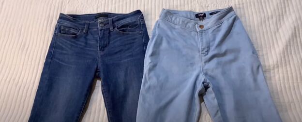 how to make low waisted jeans high waisted in 3 easy steps, High waist and low waist jeans