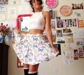 How to Easily Make a Cute DIY Circle Skirt With a Zipper