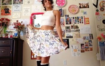 How to Easily Make a Cute DIY Circle Skirt With a Zipper