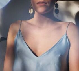How to Make a Sexy Cami Top Out of An Old Curtain