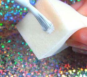 Why you should put a little nail polish on a makeup sponge the next time you do your nails