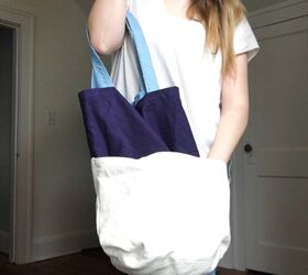 bag lady reviewing the costa tote from helen s closet