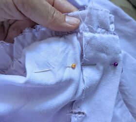 how to shorten a ruffle dress Super easy way to shorten a dress with a ruffle on the hem without taking away the ruffle. What else do you want to see? #sew #sewing #sewingtutorial #howto #diy #doityourself #hem #hemming