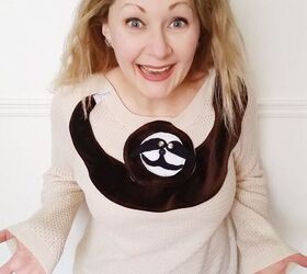 DIY Sloth Sweater Refashion Tutorial