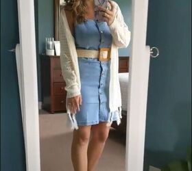 styling a denim dress for summer and beyond