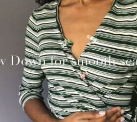 easy t shirt cutting hack how to make a diy wrap and tie crop top, How to turn a shirt into a wrap top