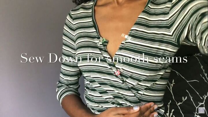 easy t shirt cutting hack how to make a diy wrap and tie crop top, How to turn a shirt into a wrap top