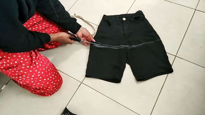 how to make shorts out of a dress How to Make Super Cute Shorts from an Old Dress | Here's How | Flower Power Style