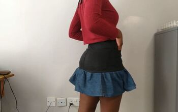 How to Make Shorts Into a Skirt - Easy & Fun DIY Tutorial