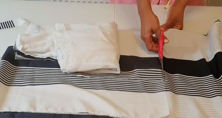 how to make an elegant peplum blouse from scratch, DIY peplum top tutorial