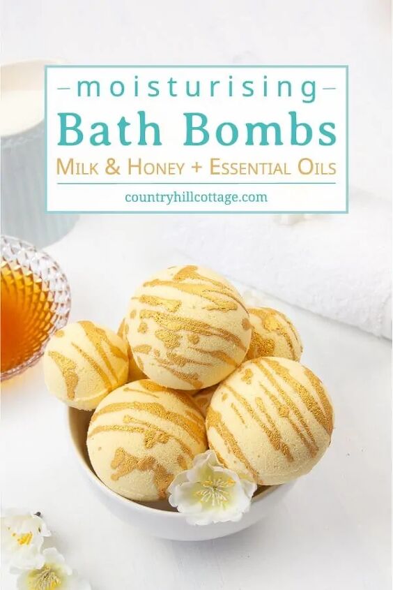 diy moisturising bath bombs recipe homemade milk honey bath bomb