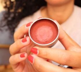 this super easy diy lip tint cream blush has only 2 ingredients, How to make lip tint the easy way
