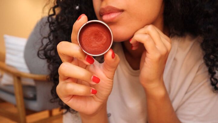 this super easy diy lip tint cream blush has only 2 ingredients, DIY lip tint and cream blush