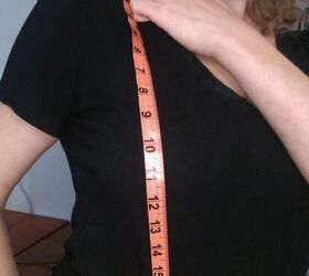 get started sewing clothes that fit, Taking the mid shoulder to waist measurement on yourself is a good measurement to take to compare your torso length to the pattern