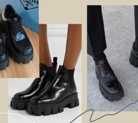 14 sophisticated chunky loafers outfits for a real 90s vibe, Black chunky loafers for women