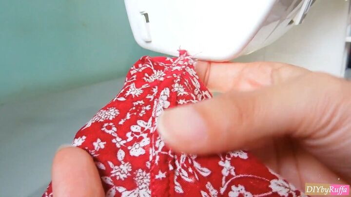 this pretty diy wrap dress is so cute super easy to make, Easy sew wrap dress