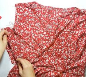 this pretty diy wrap dress is so cute super easy to make, Inserting a secret zipper