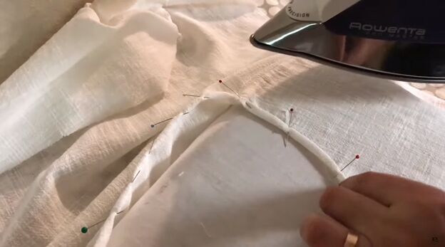 how to finish a neckline without bias tape in 3 quick easy steps, How to make a neckline lay flat