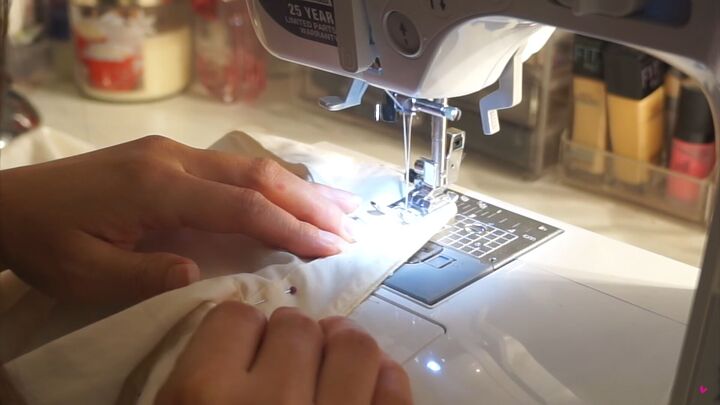 how to make a trendy diy mandarin collar top from a plain shirt, Mandarin collar sewing tutorial