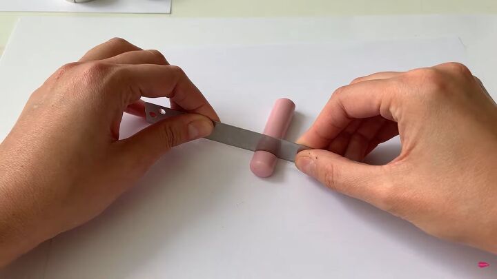 how to make cute earrings from an artsy polymer clay slab, Polymer clay slab ideas