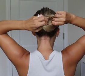 use hair tie on shirt