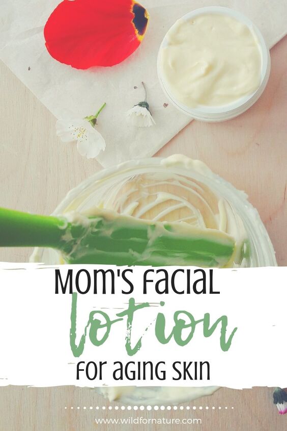 mom s floral facial moisturizer for aging skin