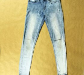 10 Minute DIY Lace Denim Jeans Refashion Tutorial | Upstyle