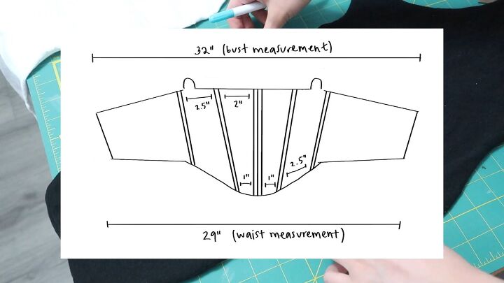how to make a cute corset out of an old hoodie diy tutorial, How to make your own corset with boning
