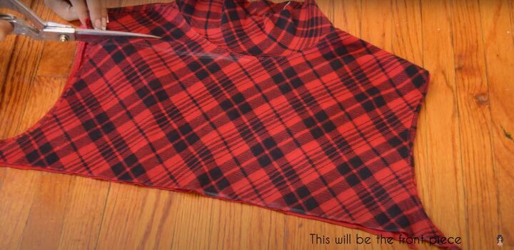 how to make a plaid shirt into a dress easy diy tutorial, DIY plaid dress