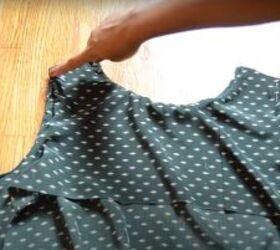 how to make a cute diy trapeze dress in 9 simple steps, Pinning the DIY trapeze dress ready to sew