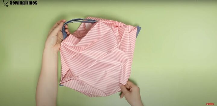 how to make shopping bags that fold easily into a pouch, How to make a fold up shopping bag