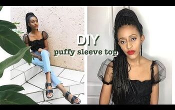 How to Make a DIY Puffy Sleeve Top With Cute Organza Sleeves