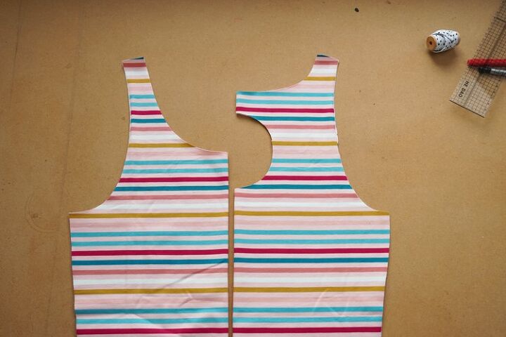 how to sew women s tank top roses, Instructions for sewing the tank top pattern