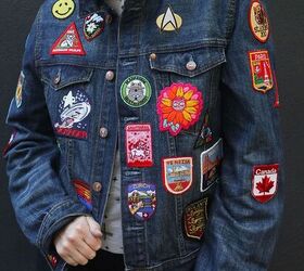 diy vintage patch denim jacket refashion