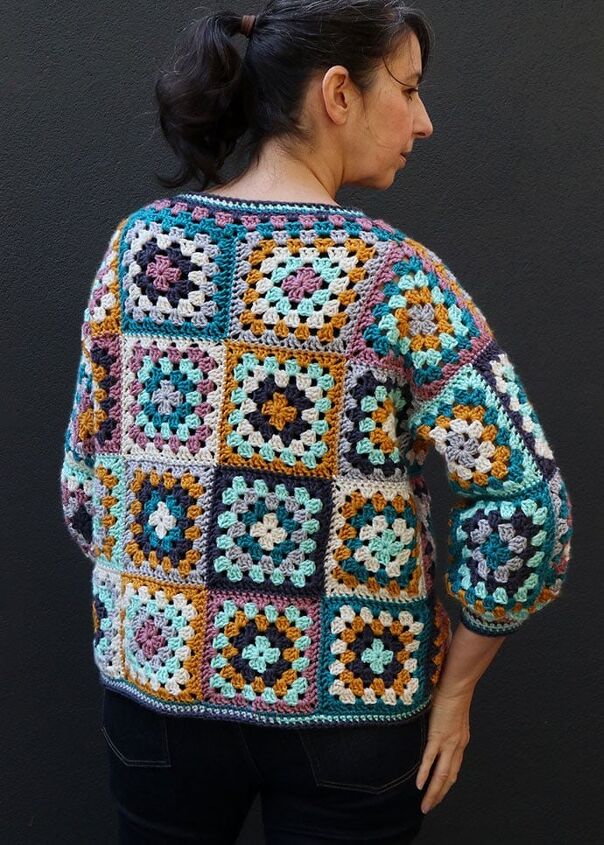 EVERYDAY GRANNY SQUARE CARDIGAN CROCHET PATTERN Upstyle