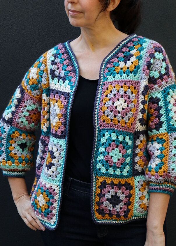 EVERYDAY GRANNY SQUARE CARDIGAN CROCHET PATTERN Upstyle