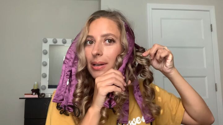 octocurl no heat curlers look ridiculous but they give great results, Heatless curls overnight with the Octocurl