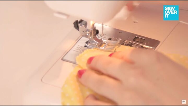 how to sew a facing on a neckline for beginners step by step tutorial, Sewing neckline facing