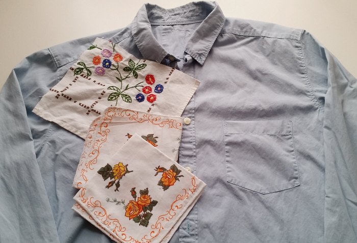 very easy diy bell sleeved embroidered blouse refashion